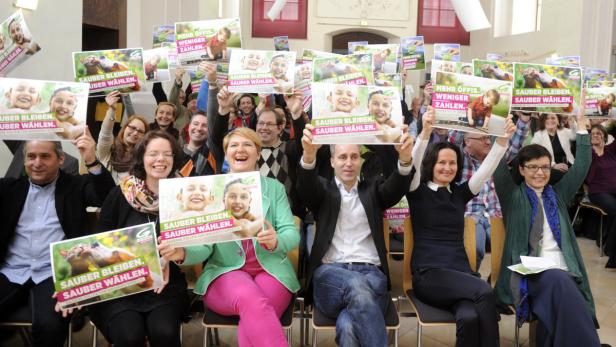 APA11182088 - 27012013 - KREMS - ÖSTEREICH: Feature im Rahmen des &quot;Wahlkampfauftakt Grüne NÖ&quot; am Sonntag, 27. Jänner 2013 in Krems. APA-FOTO: HERBERT P. OCZERET