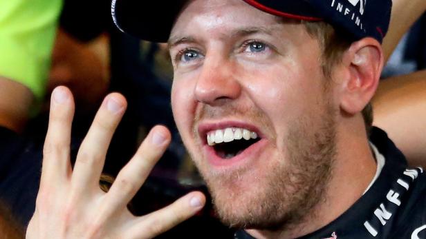 Der vierte Streich von Sebastian Vettel.