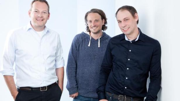 Mark Graninger (CMO), Boris Schärf (Gründer, CEO) und Thomas Zandt (COO) von adverServe. (c: adverserve)