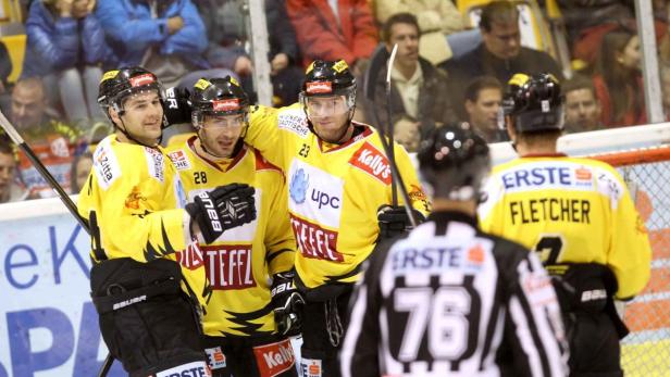 Die Vienna Capitals gewannen auch das dritte Saisonduell gegen den KAC.