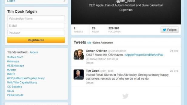 TwitterTimCookEcht.JPG Tim Cook twittert