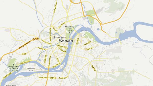 Google füllt Lücken auf Nordkorea-Karte