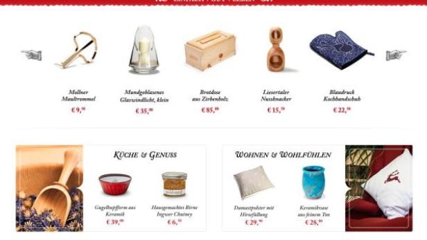 Eine Auswahl an Produkten, darunter Kürbisse, Vasen, Küchenutensilien und Dekoartikel, beworben für den Herbst.