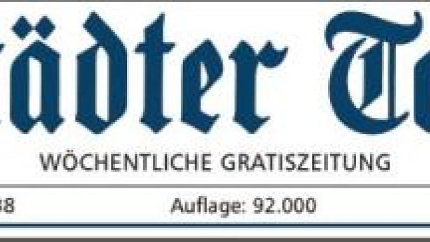 Logo des „Darmstädter Tagblatt“, einer wöchentlichen Gratiszeitung.