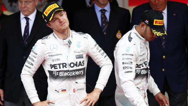Nico Rosberg und Lewis Hamilton