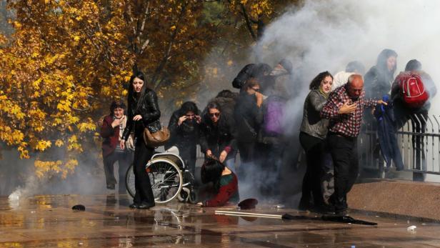 In der Türkei kommt es immer wieder zu Protesten gegen die Regierung Erdogan: Zuletzt ging die Polizei in Ankara gegen Demonstranten vor.