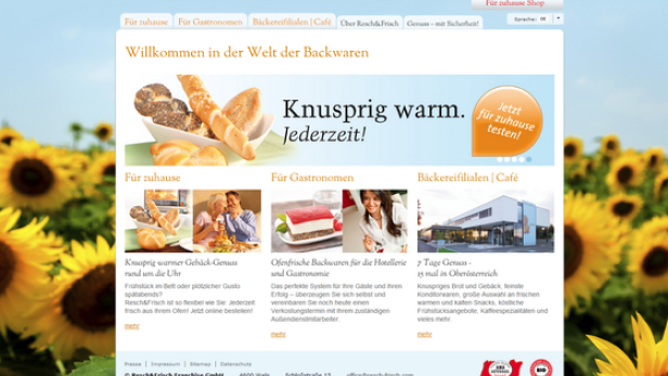 Frisch aus der WundermanPXP-E-Commerce-Backstube: Resch-Frisch.com