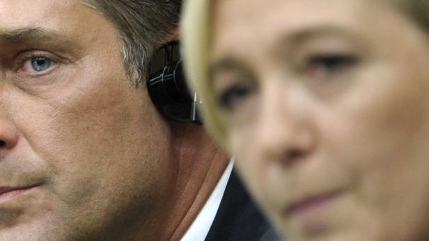 FPÖ-Chef HC Strache und die französische Front-National-Chefin Marine Le Pen: Große gemeinsame politische Schnittmenge.