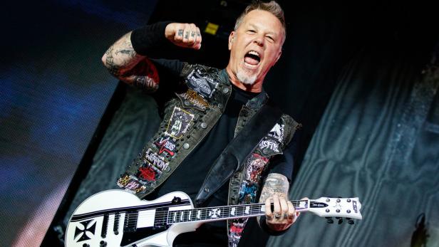 James Hetfield von Metallica beim Rock in Vienna