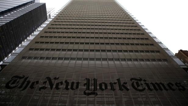 File photo of the New York Times building in New Y