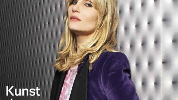 Das Cover des Kulturmagazins „Die Presse“ mit einem Porträt von Emmanuelle Seigner.