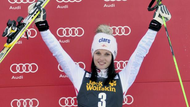 Anna Fenninger hat ihr Super-G-Ticket schon länger in der Tasche.