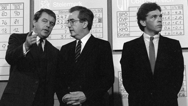 23. November 1986: Vranitzky wechselt von der FPÖ zur großen Koalition