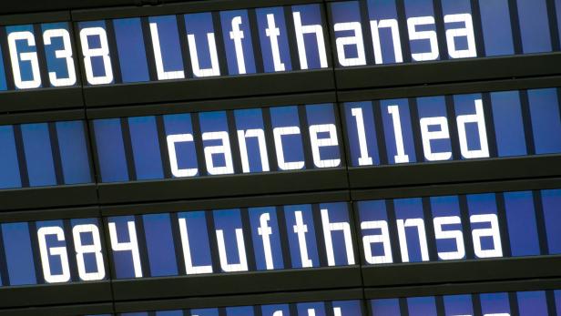 Die Lufthansa beklagt zahlreiche Flugausfälle wegen des Pilotenstreiks.