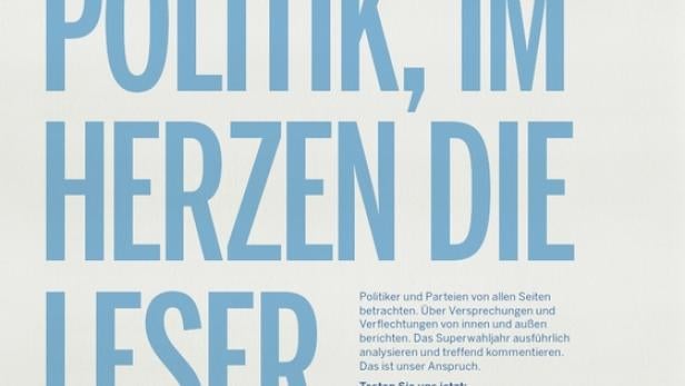 Die Presse berät Leser bei ihrer Wahl