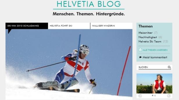 Meissnitzer bloggt für Helvetia