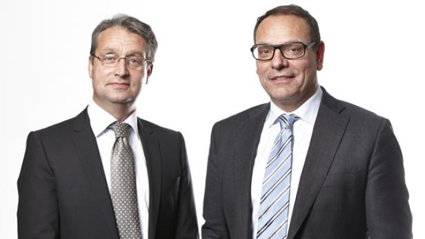 Gabor Steingart und Hans-Jürgen Jakobs. Der scheidende und der neue Chefredakteur. (c: vhb)