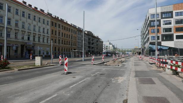 Kein Prachtboulevard: Die alte Reichsstraße nach Brünn gleicht heute mehr einer Baustelle