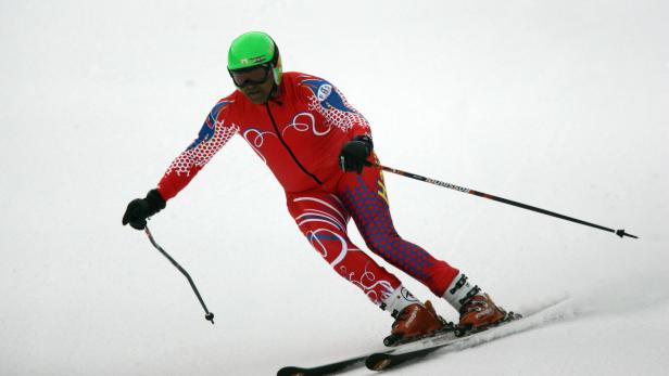 Ski alpin, WM 2011, Weltmeisterschaften.Bild zeigt Team Haiti, Jean-Pierre Roy . .copyright Stefan Sigwarth, Tel. 0676/722 37 47