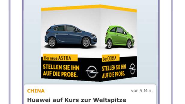 Opel generiert Probefahrten mit Mobile-Kampagne