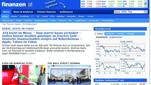 Springer launcht Finanzen.at