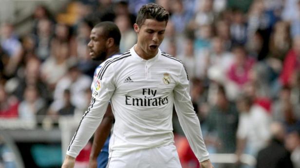 Ronaldo führte beim Kantersieg in La Coruna die Torschützenliste an.