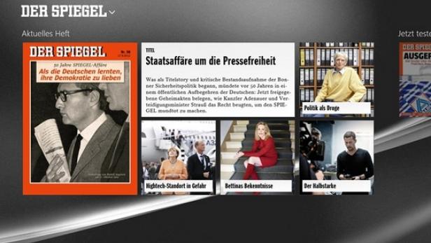 Spiegel realisiert Windows 8-App