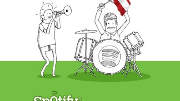 Grayling trommelt für Spotify