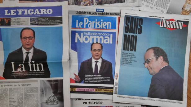 Frankreichs Medien über den &quot;Thronverzicht&quot; von Hollande