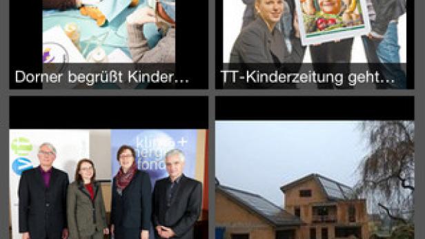 Ein Screenshot der APA OTS App auf einem iPhone.