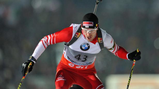 Dominik Landertinger fehlten rund 17 Sekunden auf die Bronze-Medaille.