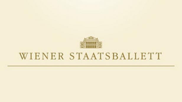 Das Logo des Wiener Staatsballetts auf einem Smartphone.
