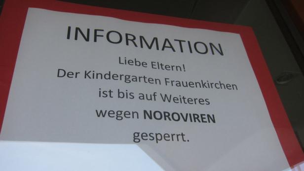 Frauenkirchen, Kindergarten wegen Noroviren geschlossen
