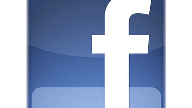Das Logo von Facebook mit einem weißen „f“ auf blauem Hintergrund.