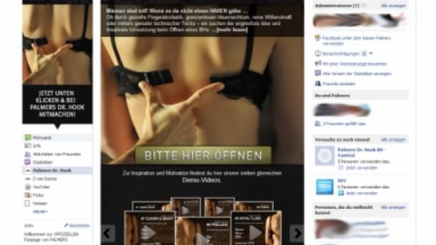 Eine Werbeanzeige für Palmers Dr. Hook mit dem Slogan „Can you top this?“.