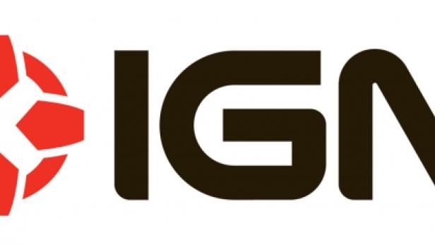 Das Logo von IGN, einer Website für Videospiele und Unterhaltung.