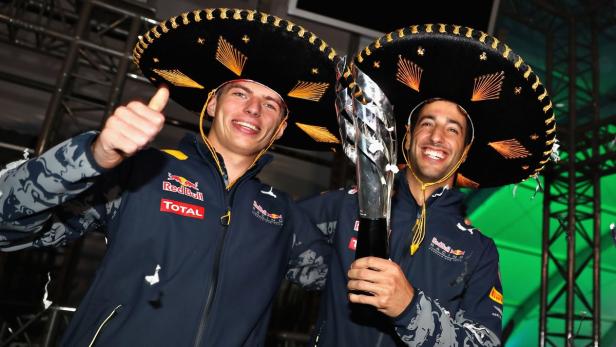 Max Verstappen (li.) und Daniel Ricciardo wollen ganz oben angreifen.