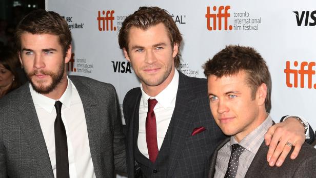 Sexy: Liam (23), Chris (30) &amp;amp; Luke (31) Hemsworth.