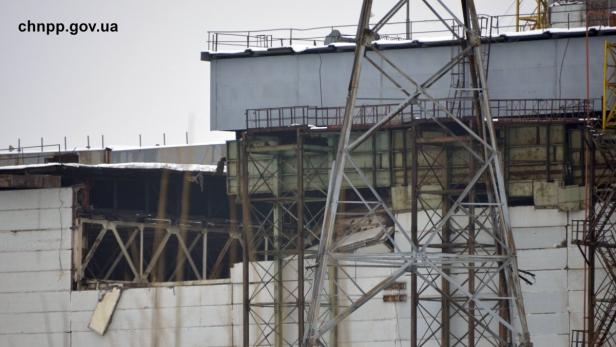 Tschernobyl: Dach in Atomruine eingestürzt