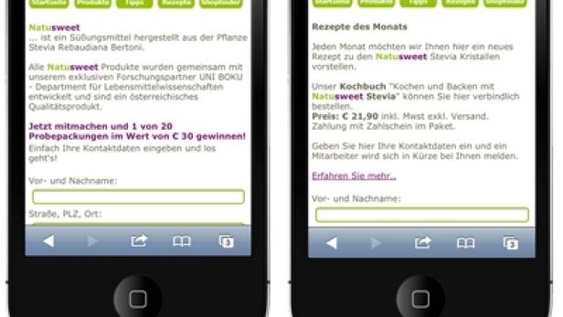 Natusweet - Mobile Marketing - IQ mobile (c: iq mobile)