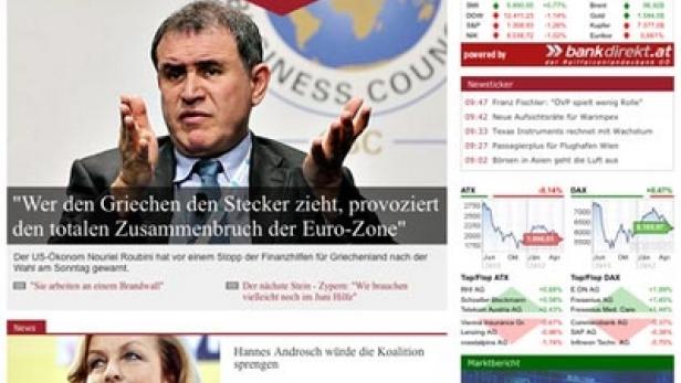 Titelseite des Wirtschaftsmagazins FORMAT mit Artikeln über Griechenland und die Eurozone.