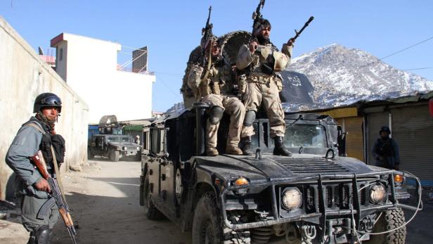 Massive Security-Präsenz verhindert nicht, dass es in Kabul jeden Monat zu mindestens zwei großen Anschlägen kommt.