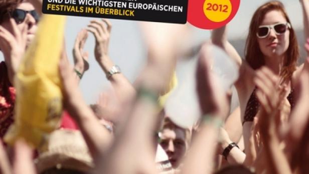 Eine Menschenmenge feiert auf einem Festival im Sommer 2012.