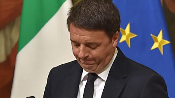 Haushalt verabschiedet: Renzi tritt heute zurück