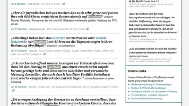 WebMedian - Zitate-Monitor (c: web median)