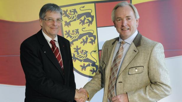 Gerhard Dörfler (rechts) oder Peter Kaiser – wer von beiden ist nach dem 3. März Landeshauptmann von Kärnten?