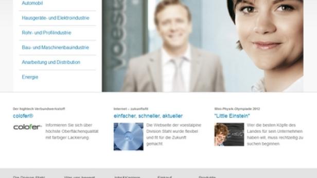 voestalpine.com/Stahl - Webportal der Division Stahl der voestalpine (c: voestalpine)