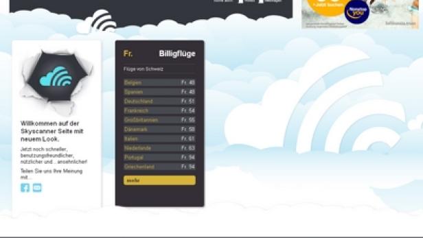 Skyscanner - Screen