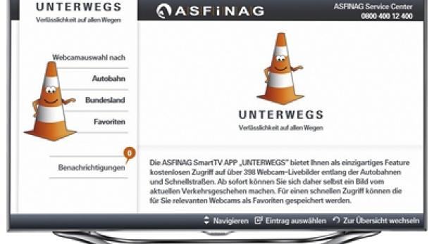 Samsung - Smart TV - Asfinag-App