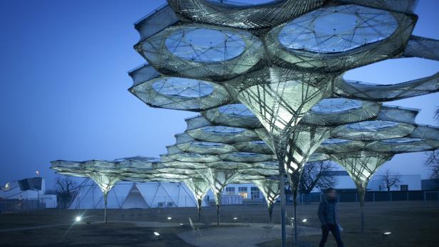 „Elytra Filament Pavilion“ auf dem Vitra Campus.